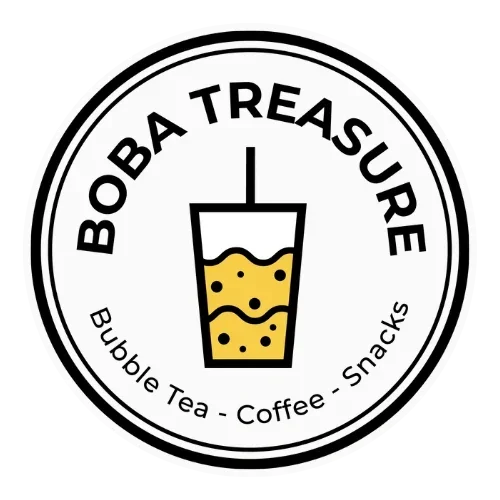 Boba Treasure logo bubble tea